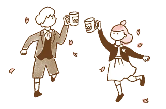 乾杯 イラスト