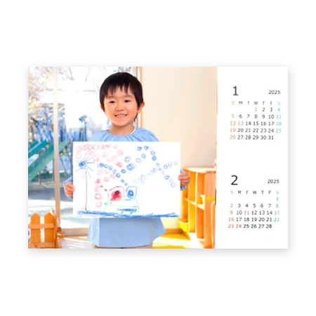 カレンダー サンプル写真